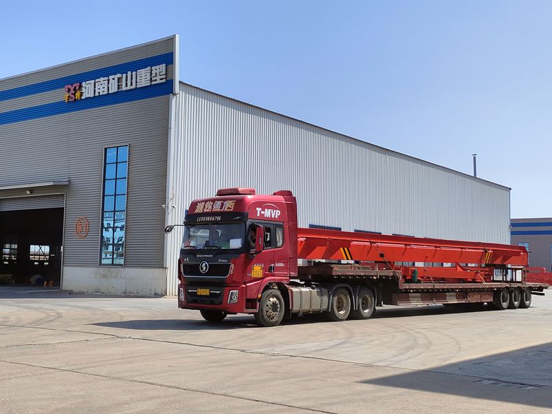 電動葫蘆門式起重機  MHxh10t—14m 外懸3.5/1.5m 制作完成，發(fā)往青海交付客戶使用